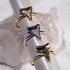Haifischzahnring von Lauren Howe | 925er Sterlingsilber | Kristall
